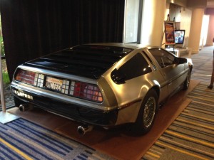 This year's theme was "Back to the Future" and there was even a Delorean!